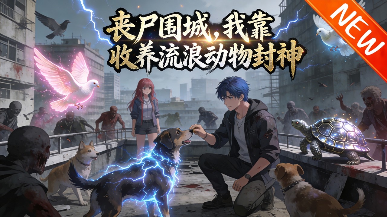 💥【新番上线】《丧尸围城，我靠收养流浪动物封神》末世苏同被弃后觉醒救助系统，带领异能动物军团粉碎阴谋、净化病毒，终结危机，成局长守护蓝星！#战斗 #斗破动漫 #逆袭 #动漫