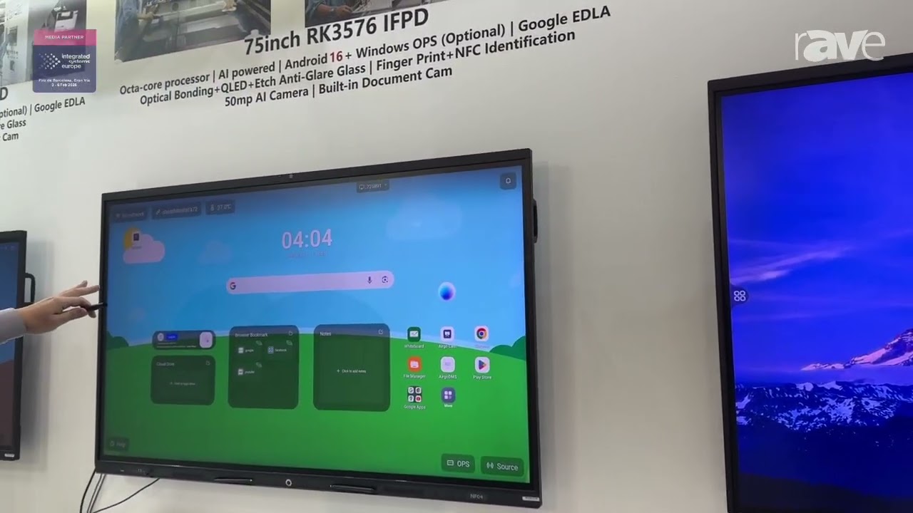 ISE 2026: Shenzhen QDE Shows RK3588 IFPD, RK3576 IFPD and MT9679 IFPD Interactive Flat Panels