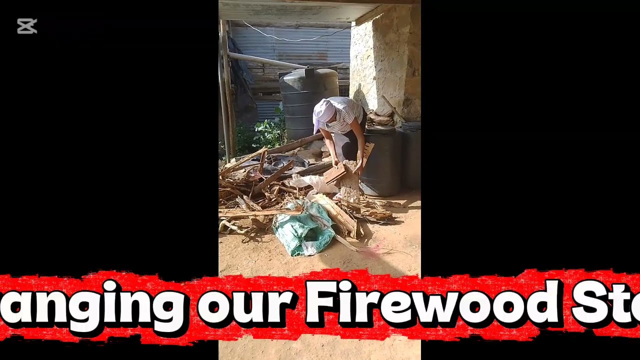 Gardening our Kitchen Garden, Rearranging Firewood Storage & Garden Tour 