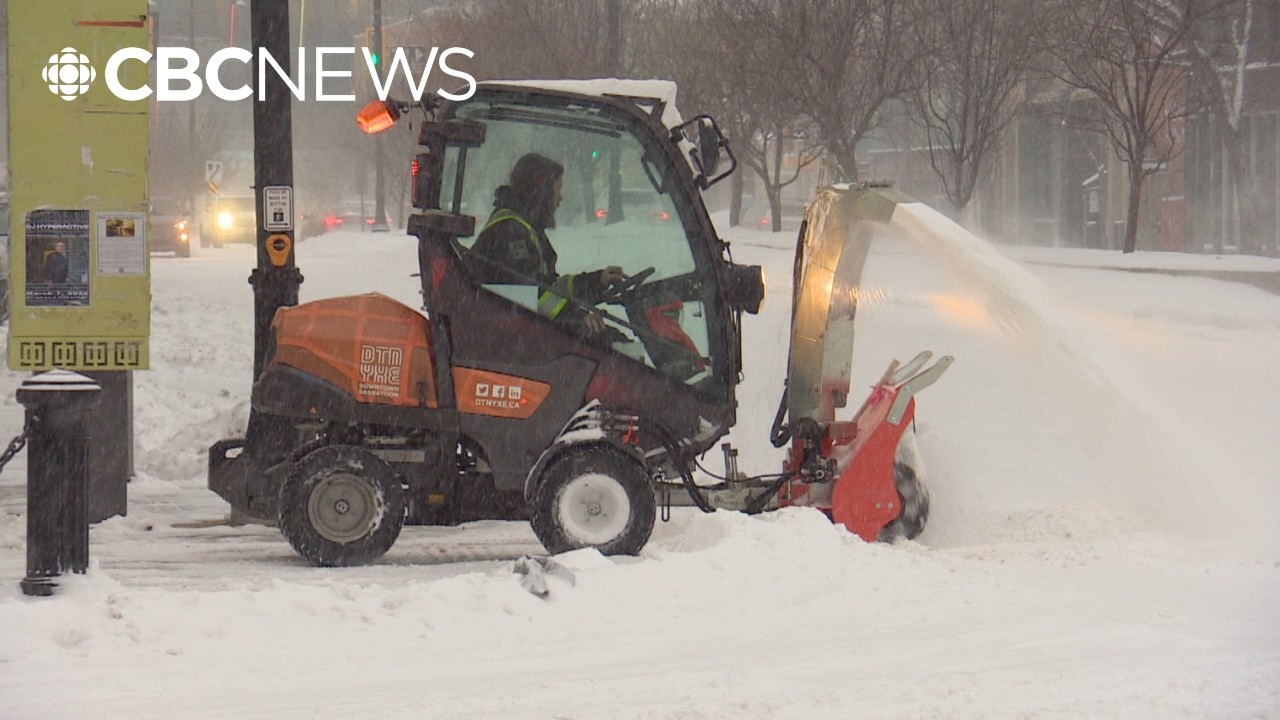 Major winter storm blankets Saskatchewan in snow