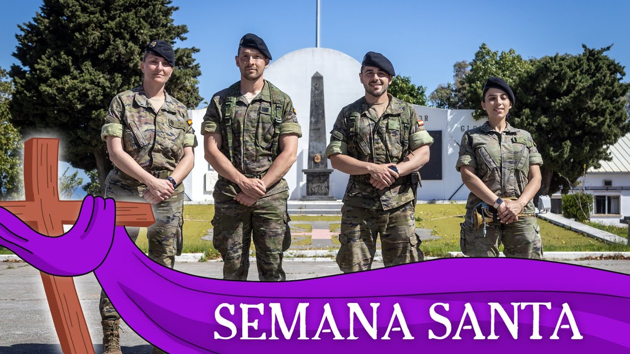 Así ensaya Caballería su participación en la Semana Santa