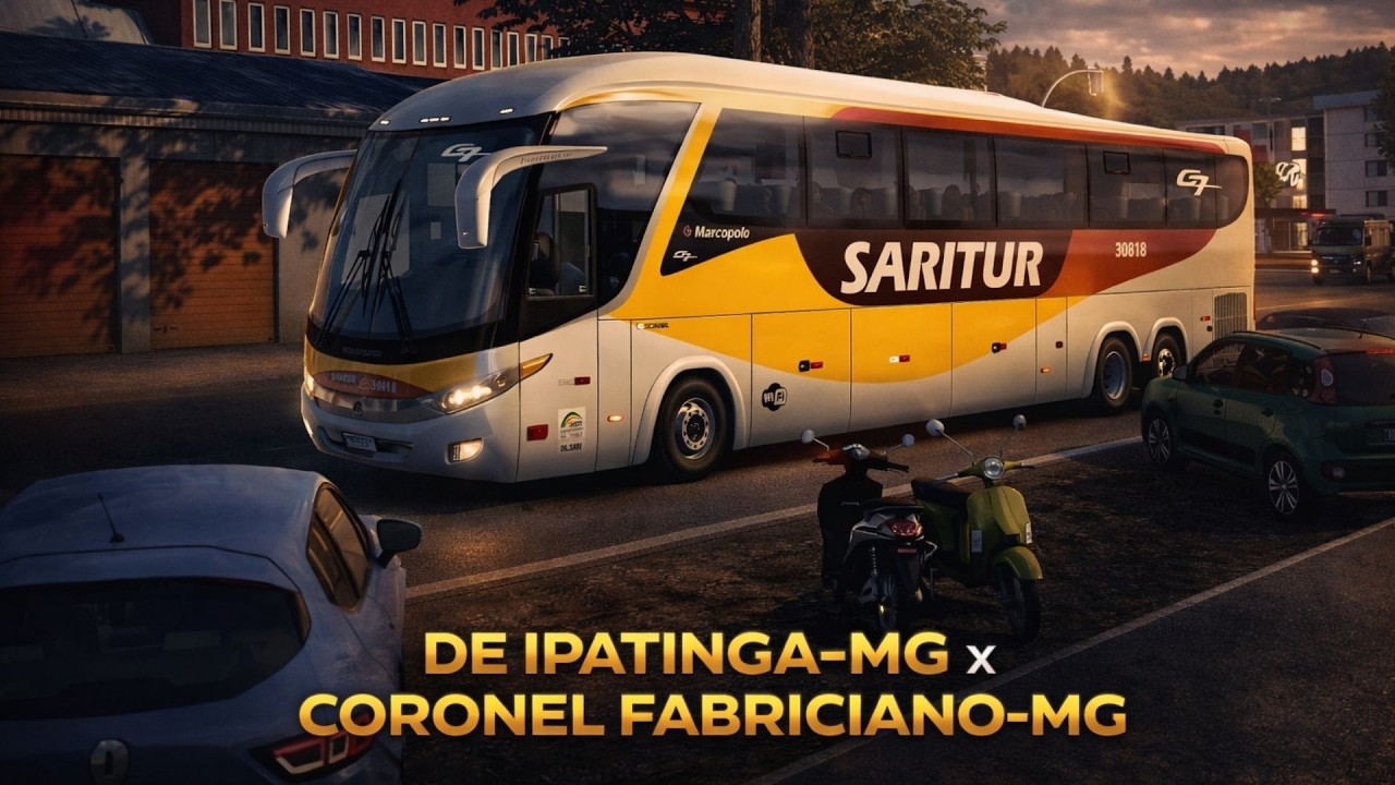 MOD BUS ETS2  | DE IPATINGA-MG x CORONEL FABRICIANO-MG | MAPA ORB