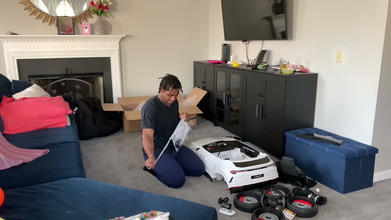 Unboxing and Set Up Kidzone Lamborghini Urus Kids Electric Ride On Car