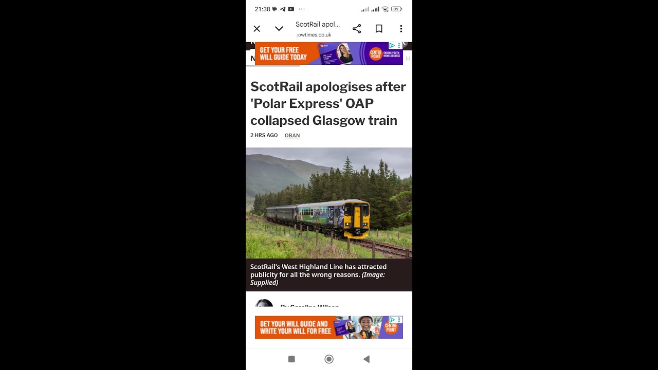 Walkie talkie: Scotrail's freezing problem...