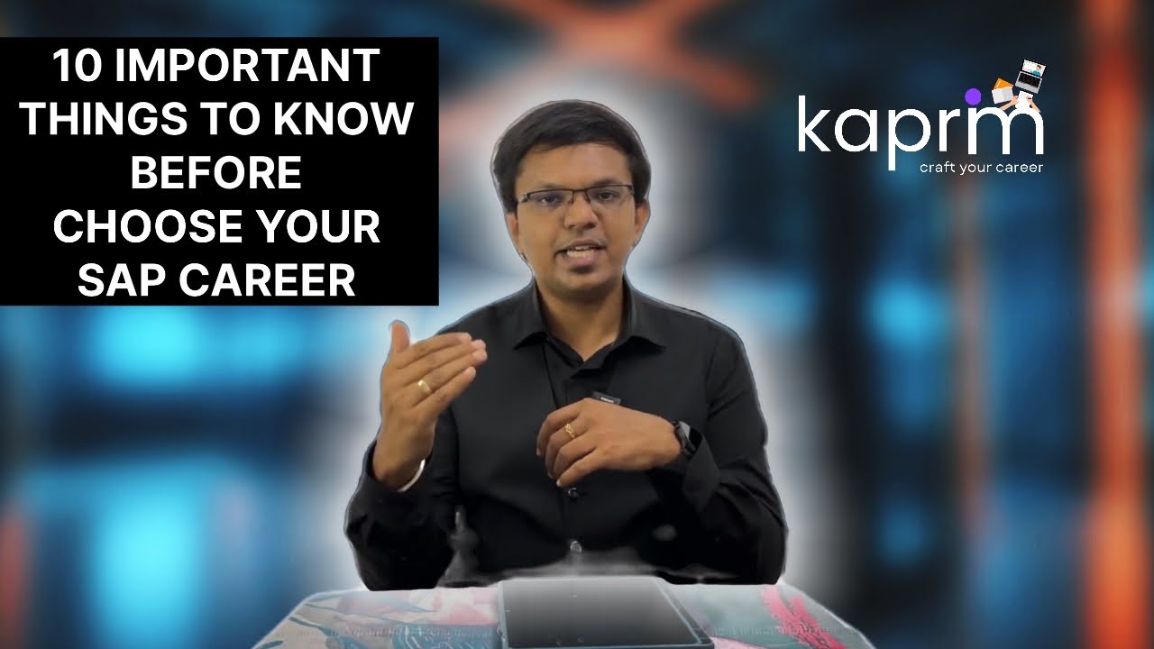 ✅️Very important things to know before choosing SAP | SAP Consultant Tamil (KAPRIM)