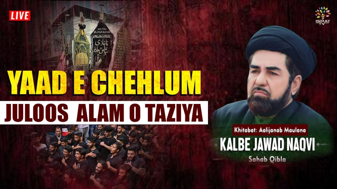 🔴LIVE | Yaad e Chehlum Juloos Alam o Taziya | Imambargah Manzilul Ghurba, Dehliya Zila, Hardoi