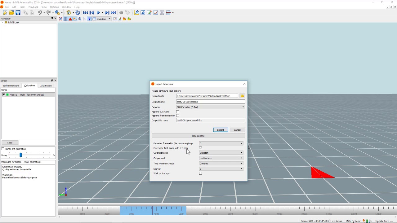 Xsens Tutorial: Importing into Motionbuilder