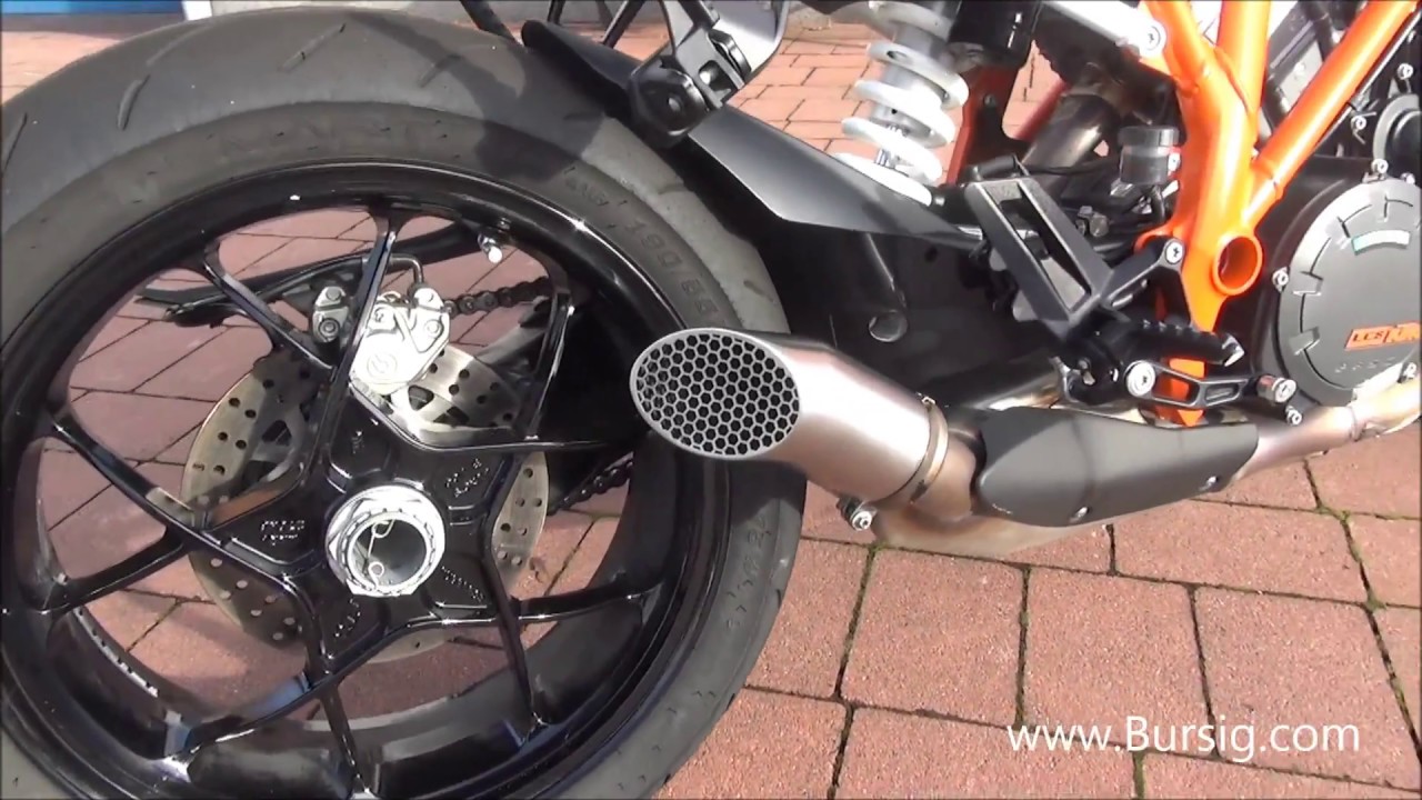 KTM 1290 Super Duke Exhaust Auspuff by Bursig Germany GP Style