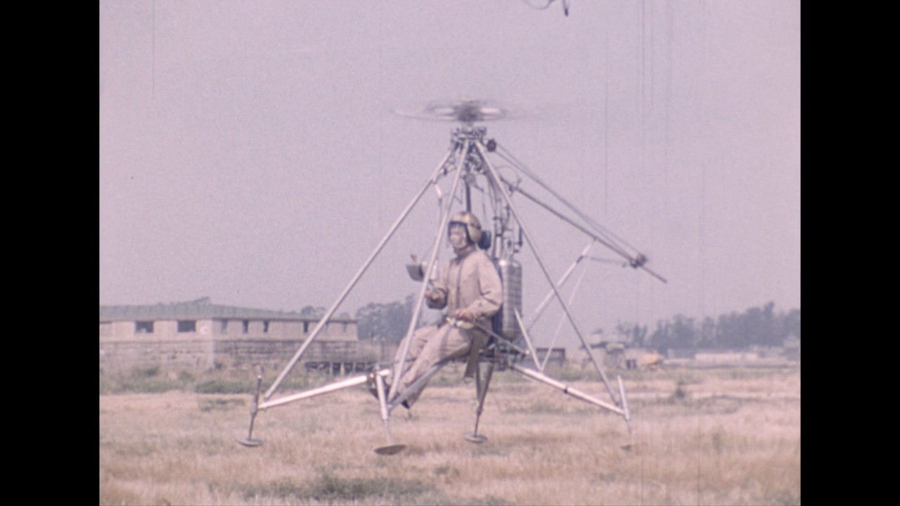 Early Hiller Hornet Flight Test