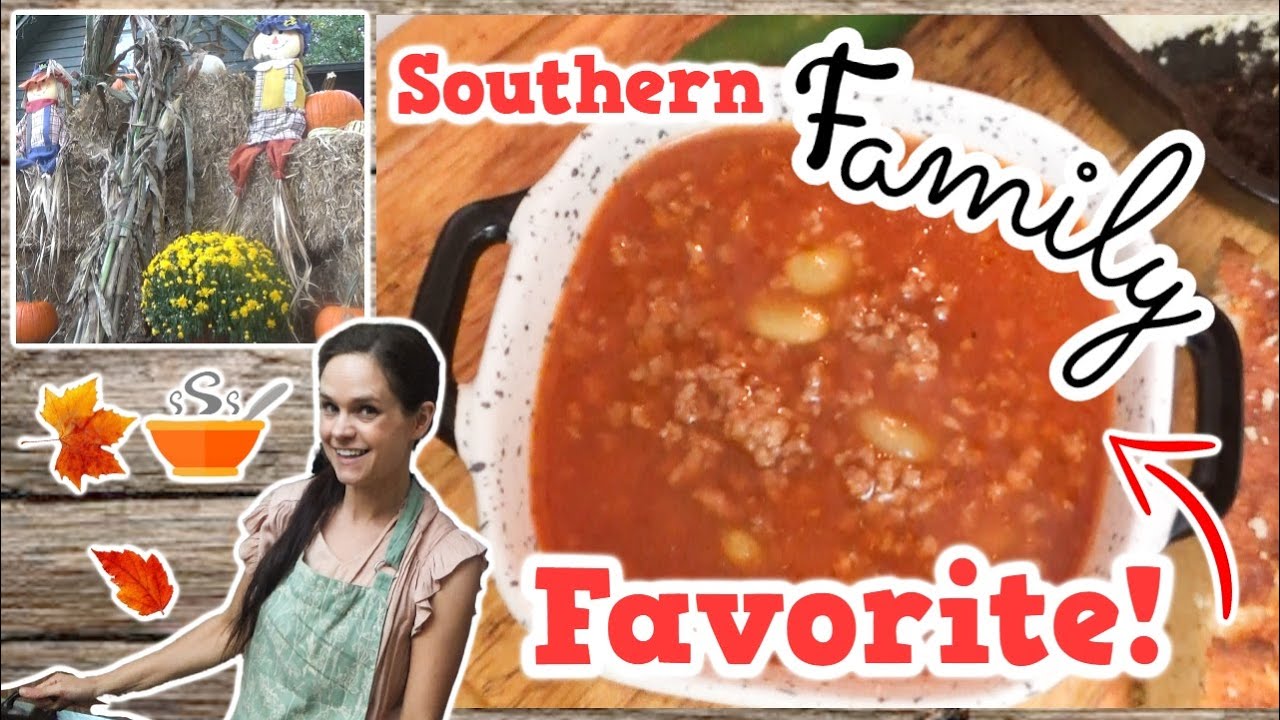 Vintage Family FAVORITE Soup and 🍂Fall Garden Update! | Soup Recipe