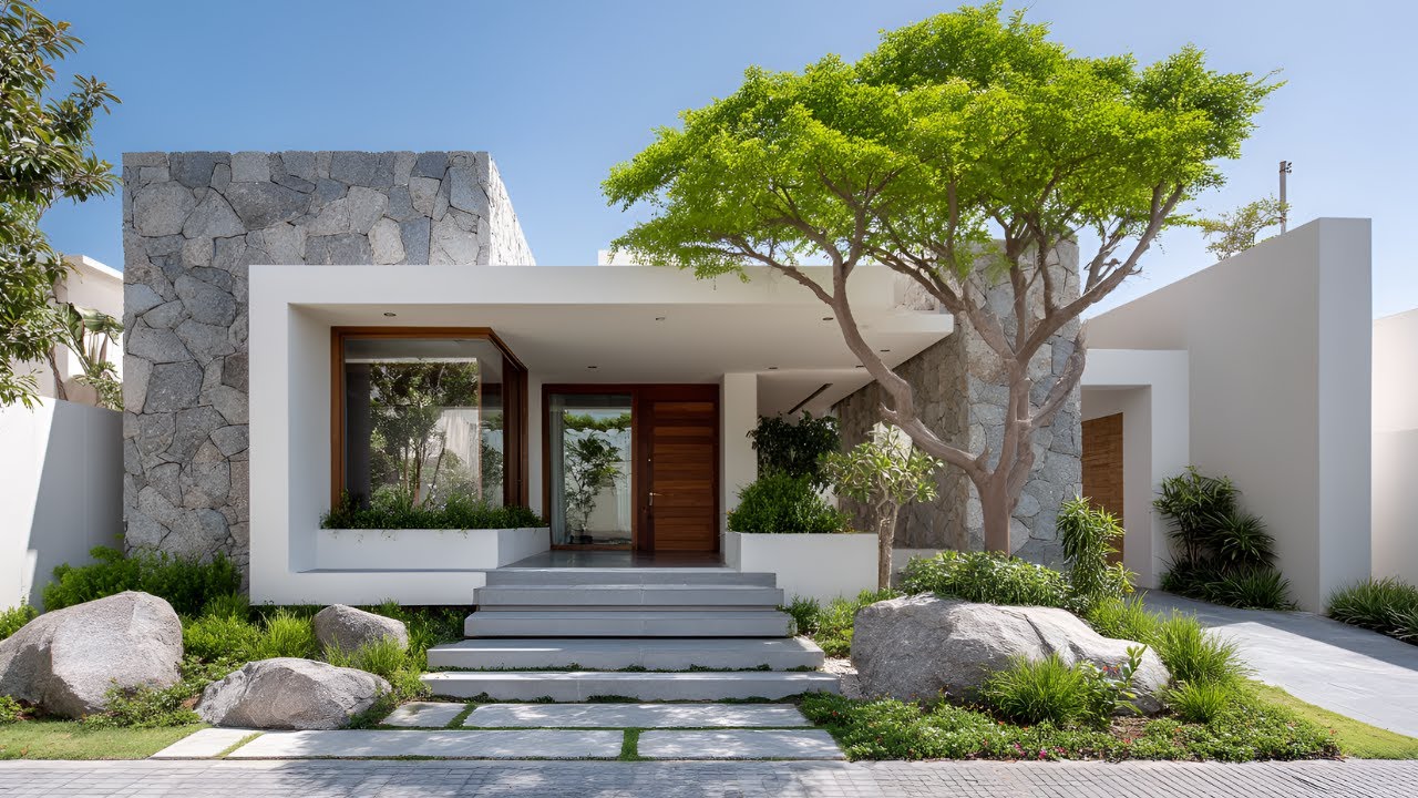 Top 25 Modern Minimalist Facade Ideas for Small & Large Homes | Minimalist Exterior Design Trends