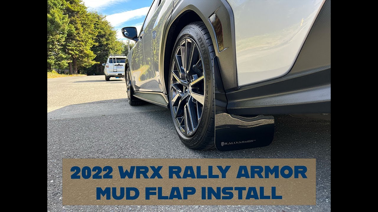 2022+ Subaru WRX Rally Armor Mud Flap Install