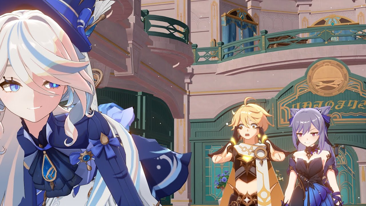 Furina Seduced Aether Infront of Keqing