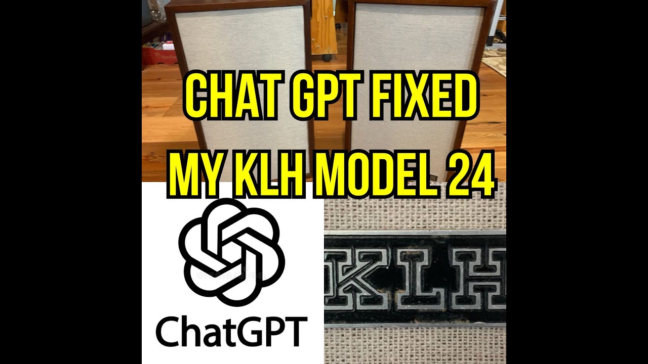 ChatGPT починил мои колонки KLH Model 24! Видео полного восстановления