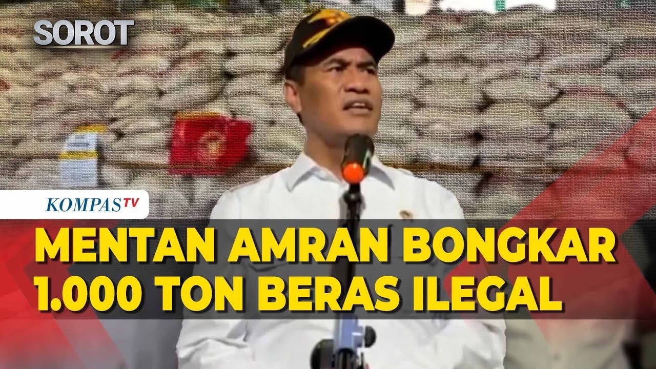 Mentan Amran Sidak Beras Ilegal: Tak Boleh Dibiarkan, Ganggu Petani Kita