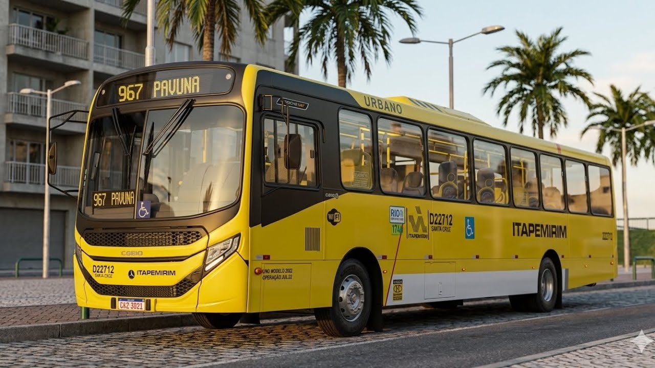 [PROTON BUS SIMULATOR] 967 Irajá x Pavuna - Caio Apache Vip V MB OF1721 