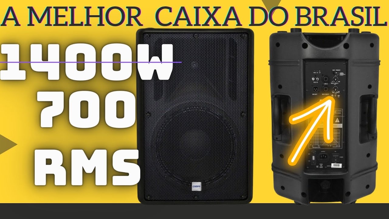 CAIXA ATIVA DBR715 Caixa de Som 15