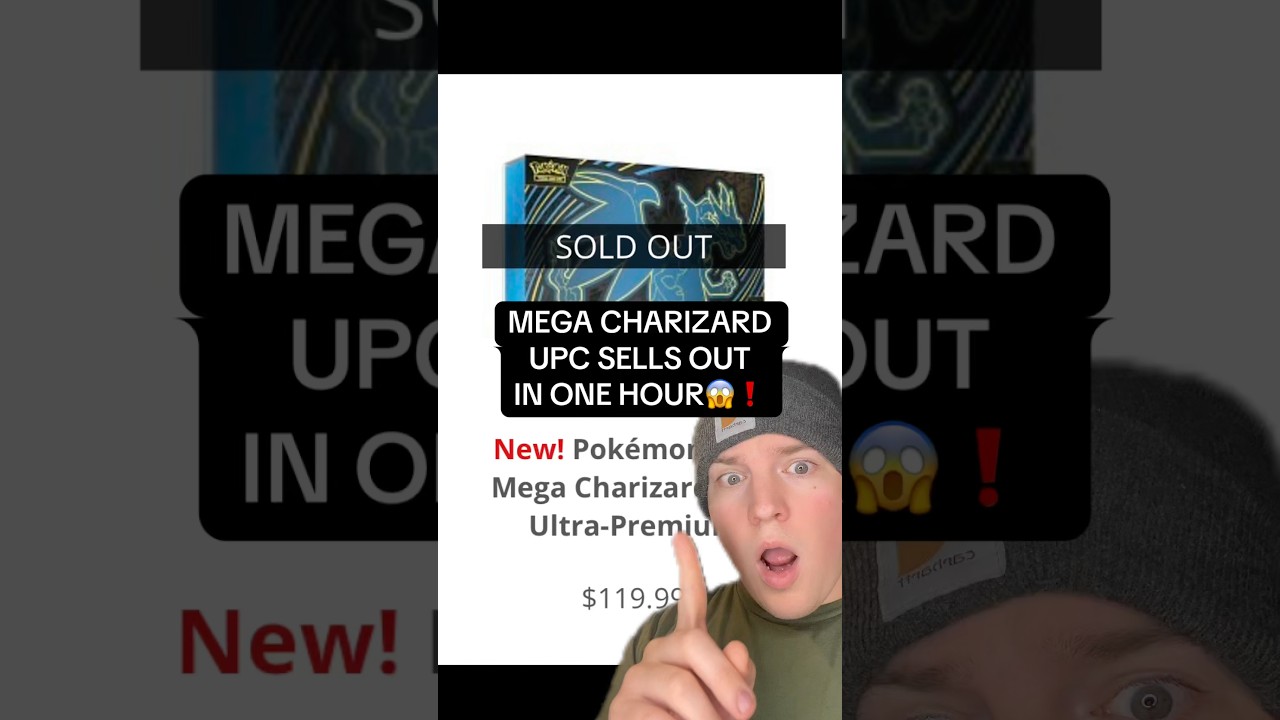 МЕГА ЧАРИЗАРД UPC РАСПРОДАН В POKEMON CENTER😱❗️