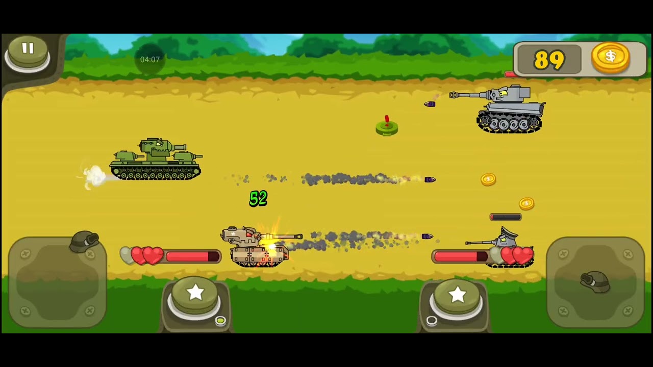 Tank Battle_ đi team thì chấp đạn! Ko né😎
