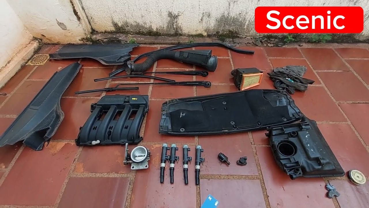 Acelerador duro linha Renault e excesso de cola no coletor Motor k4m Clio Megane Scenic Todos.