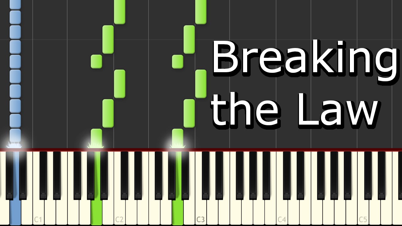 [Judas Priest - Breaking the Law] Piano Tutorial