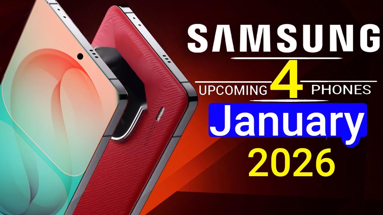 Топ-4 самых ожидаемых телефонов Samsung в январе 2026 года! Цена и дата запуска в Индии.