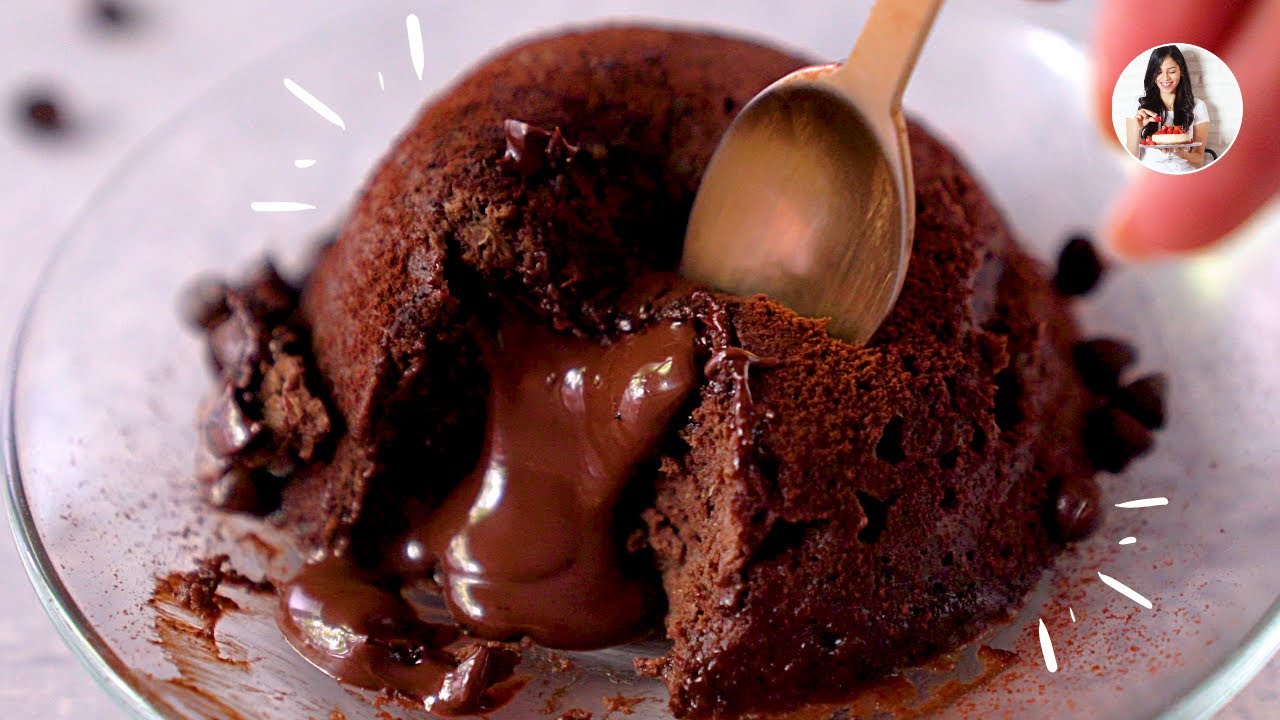 🍫Volcán de Chocolate en 2 MINUTOS | Sólo para #CHOCOLATELOVERS | AUXY