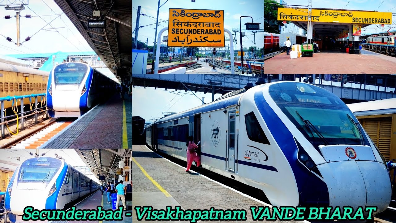 20834 Visakhapatnam Vande Bharat Express Train Journey. Departure Secunderabad.|Itz Vlogger Pintu|