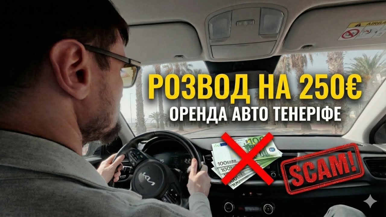 Не Бери Машини на Тенеріфе не подивишись це! Мене розводили на 250€ 😱