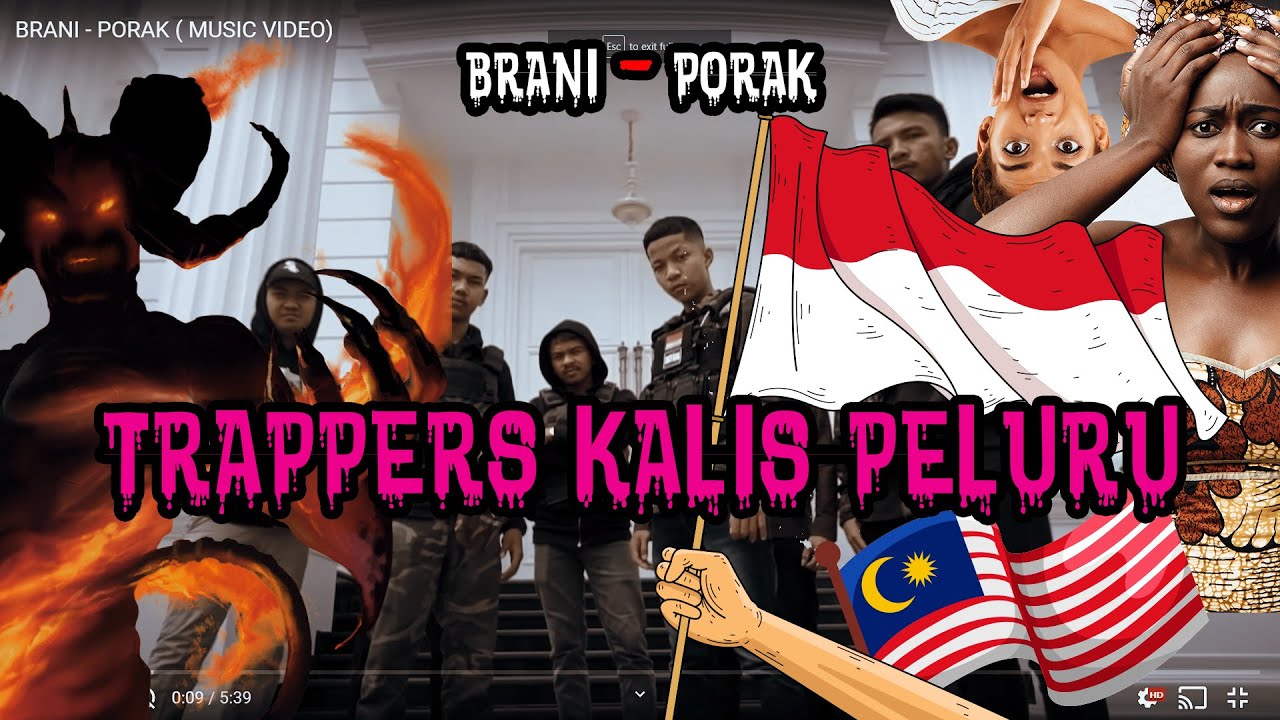 brani - porak ~ Malaysian reaction #hqareact #djombakmalam ~ (music video)