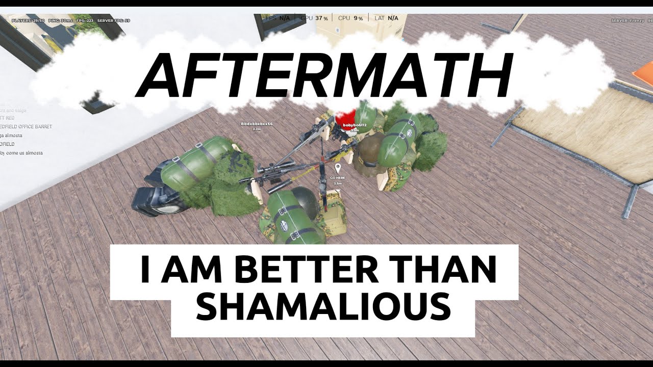 AFTERMATH: I'M BETTER THAN SHAMALIUS