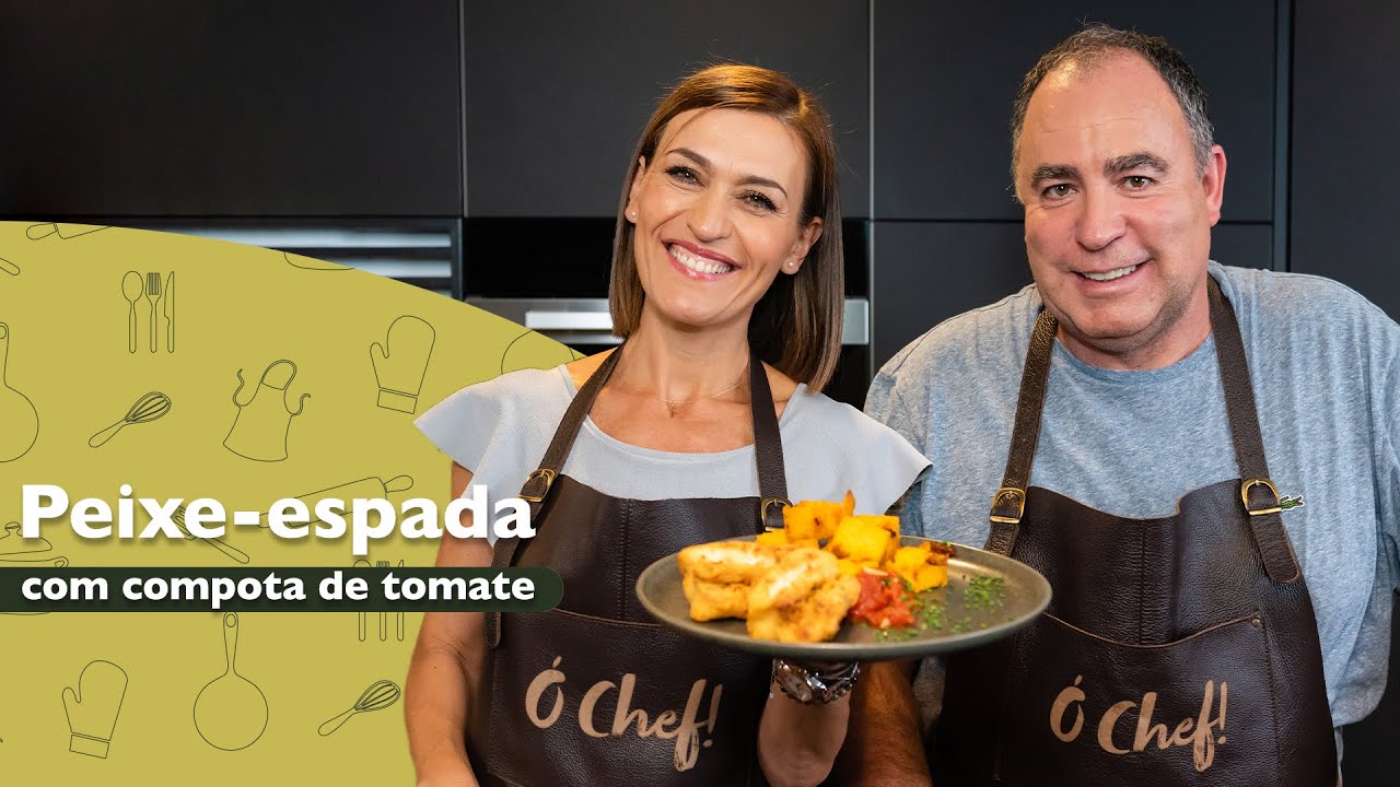 Ó Chef! – RECEITA DE PEIXE-ESPADA COM COMPOTA DE TOMATE, c/ Fátima Lopes e Vítor Sobral (Ep 17)