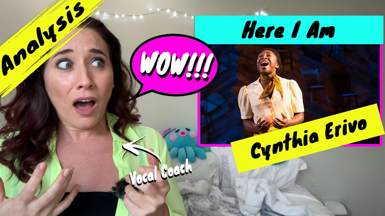 Singing Teacher Reacts Cynthia Erivo - I'm Here | WOW! She was...