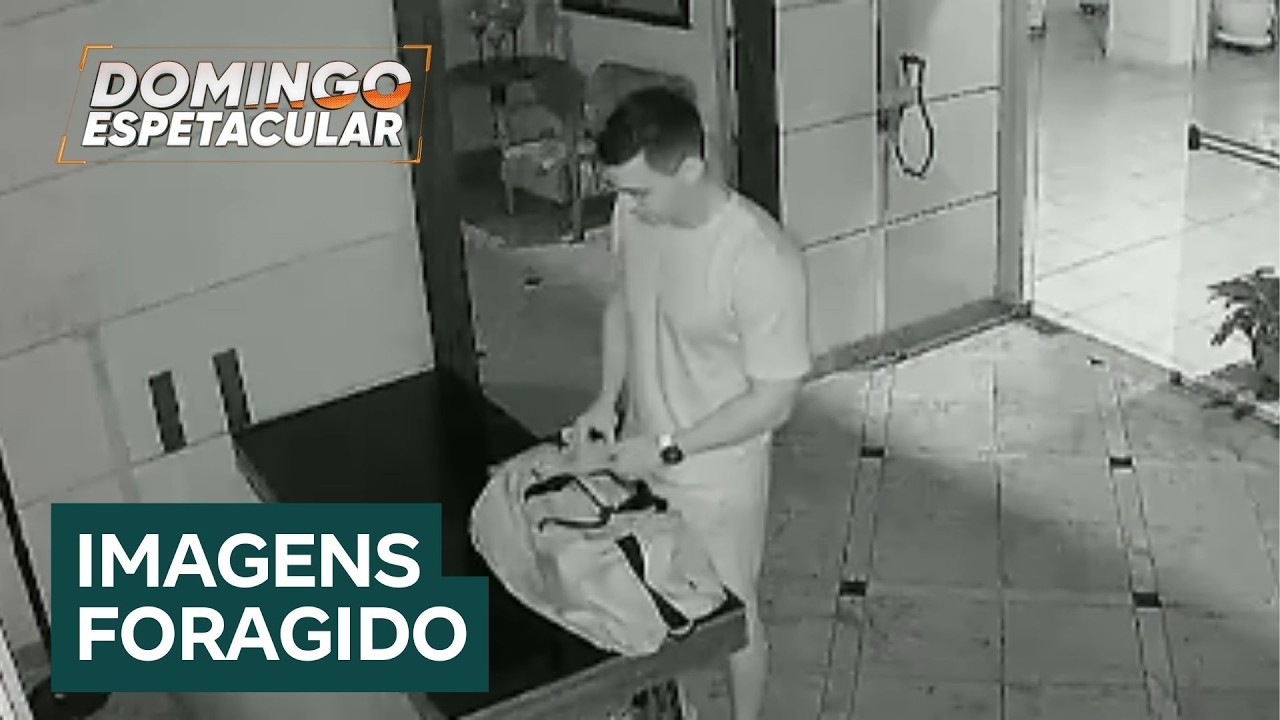 Exclusivo: veja os últimos passos do homem foragido por atropelar e matar noivo no dia do casamento