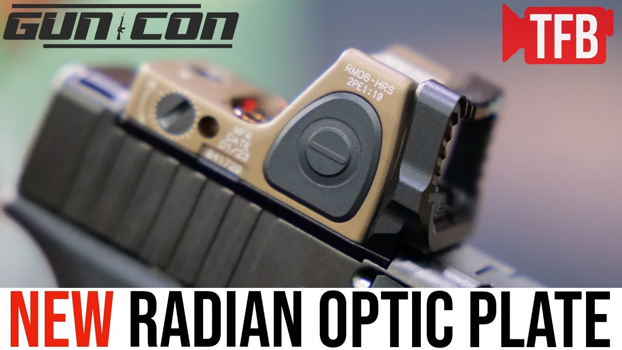 Optic Plate & Shield for the Glock MOS or Walther PDP: Radian Guardian