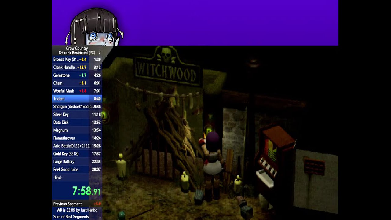 Crow Country PC -S+ Rank Restricted% - 31:00.29