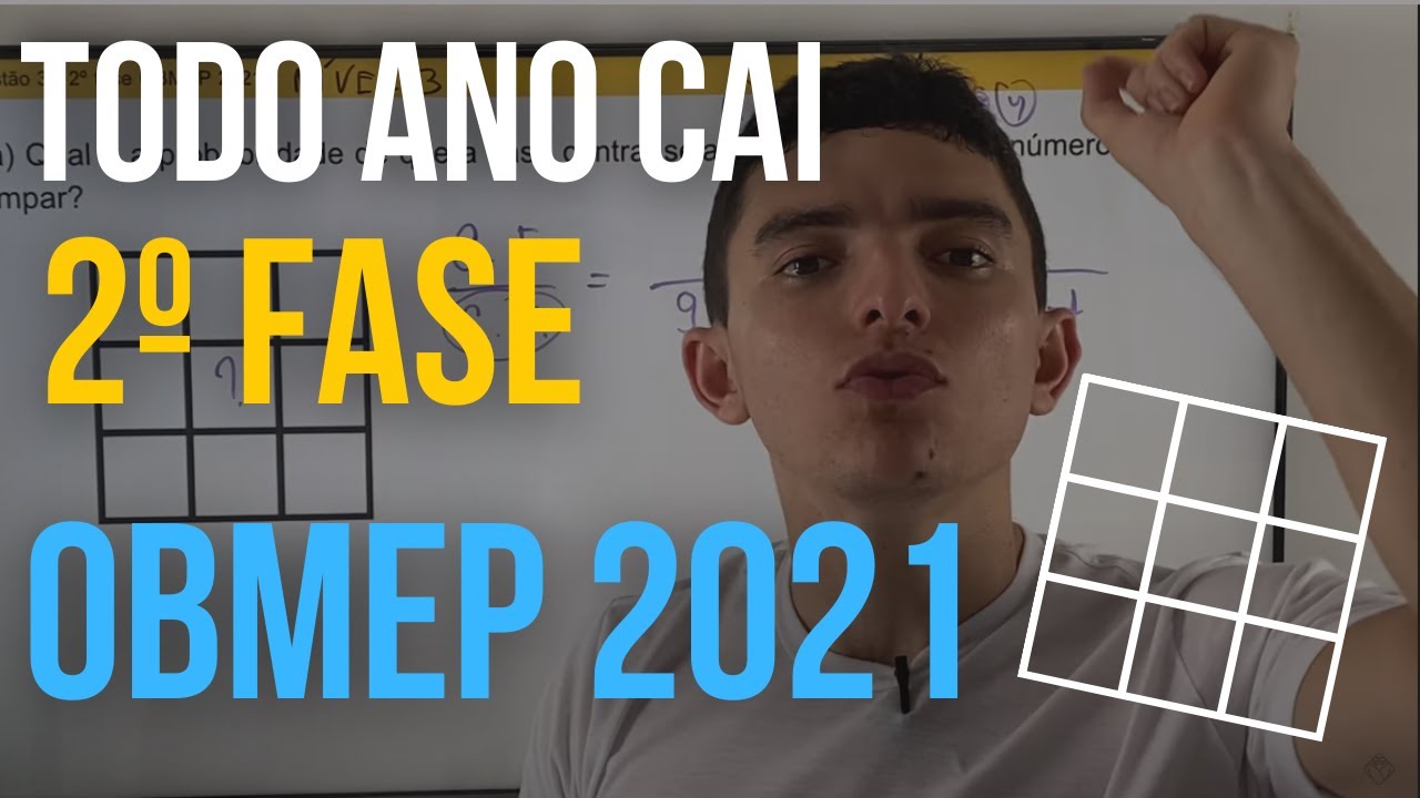 TODO ANO TEM QUADRADINHO (Q3) - GABARITO OBMEP 2021 - FASE 2 - NÍVEL 3