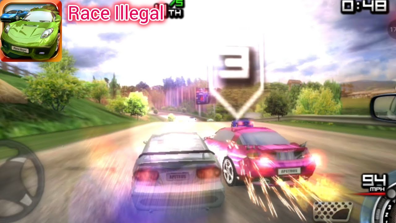 เกมเเข่งรถเก่าๆที่ยังหาได้ใน Play Store ภาพดูสวยเเบบยุคทองเลย! | Race Illegal: High Speed 3D