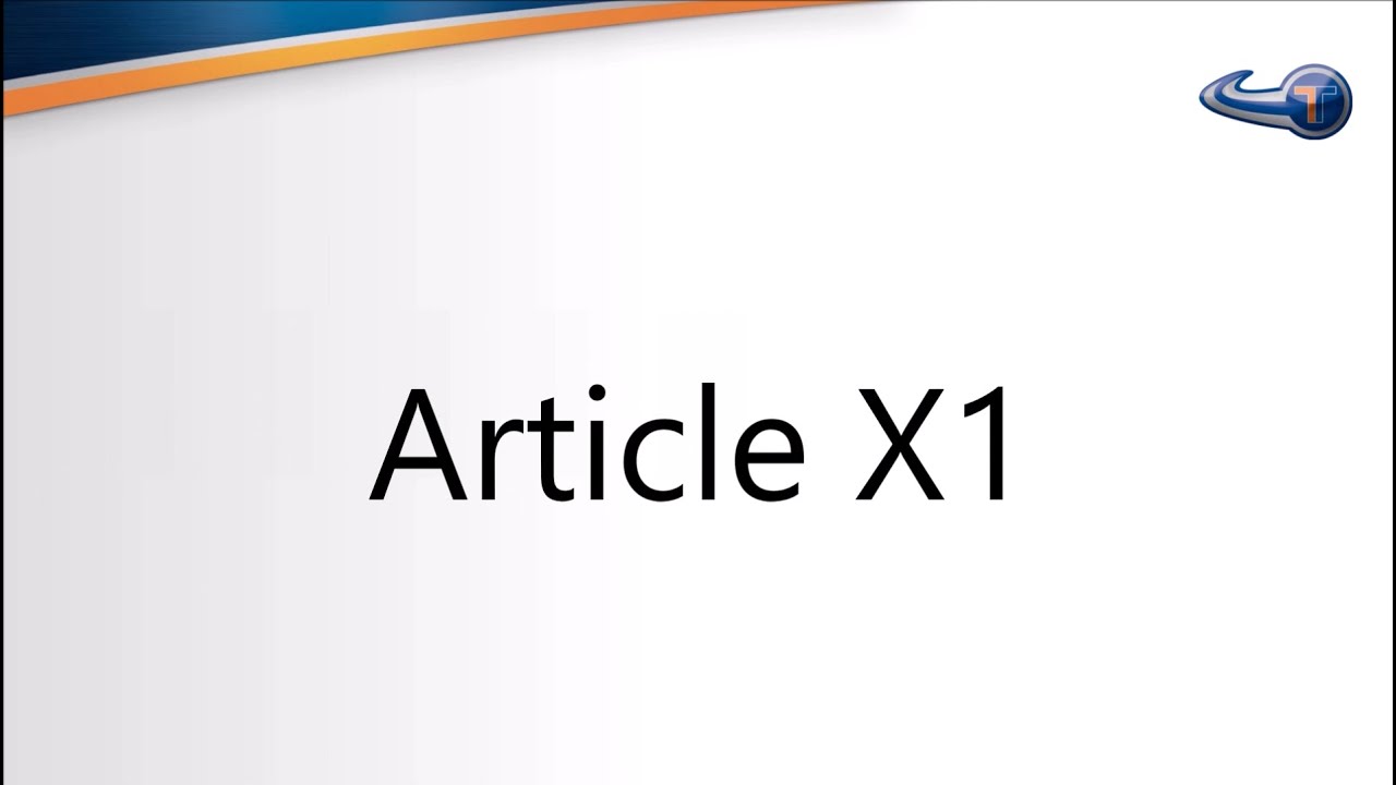 ART.X1 - HOW TO USE: LightTest
