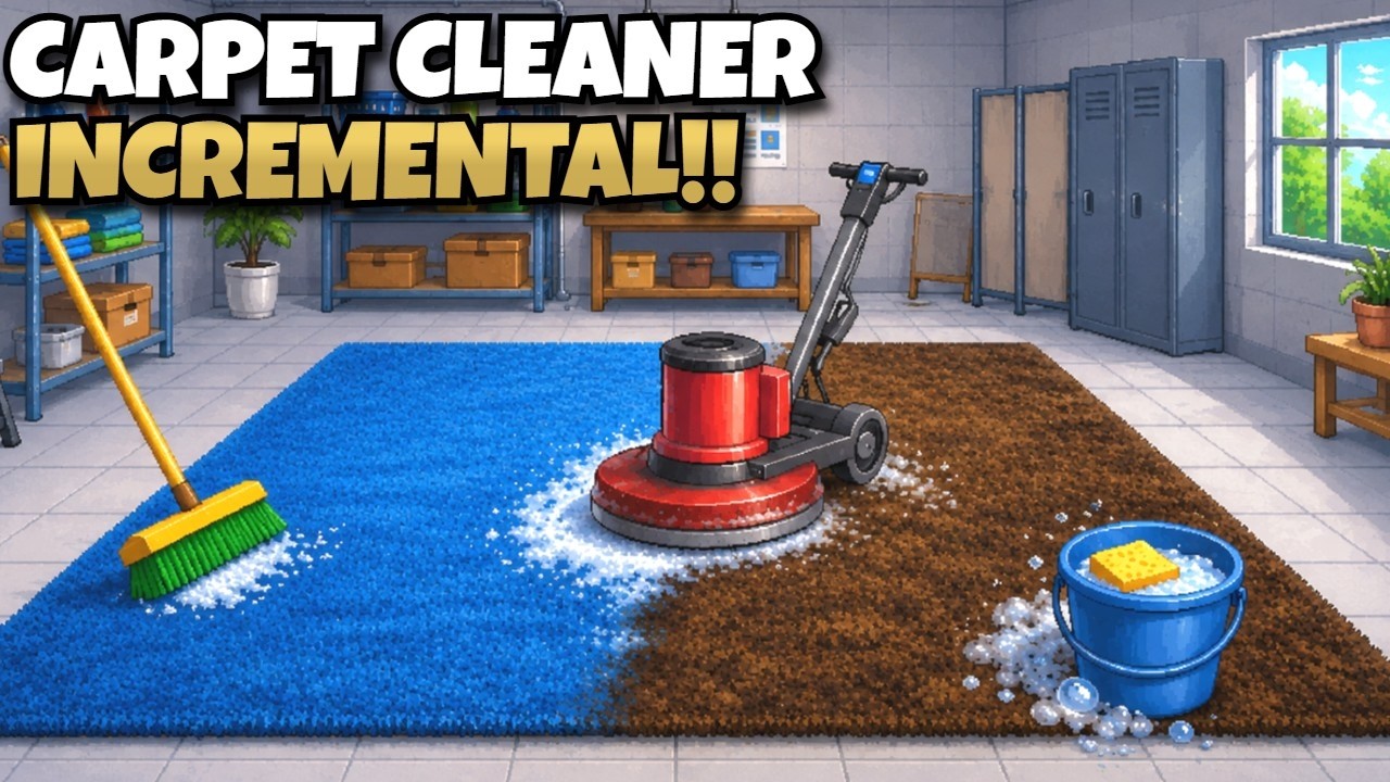 A Game Where You Just Clean Carpets... Faster and Faster!