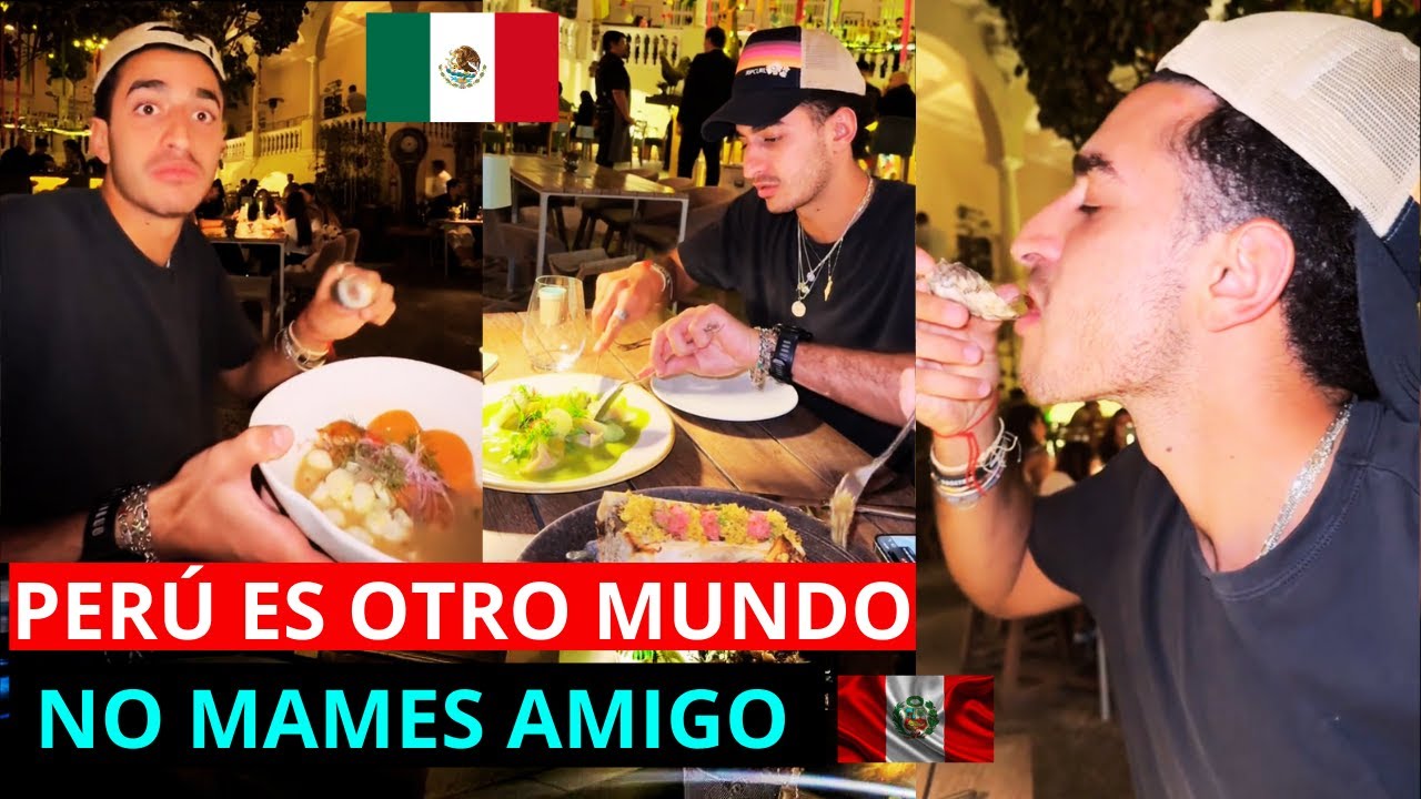 Mexicano queda EN SHOCK con Astrid y Gastón en Lima Perú.