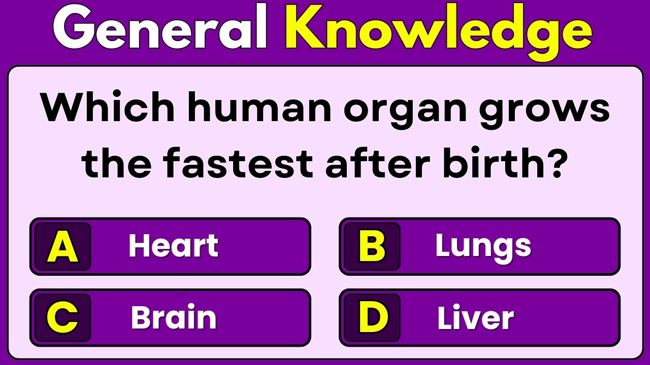 Brain-Twisting GK Quiz for Adults | Tough Questions That Make You Think