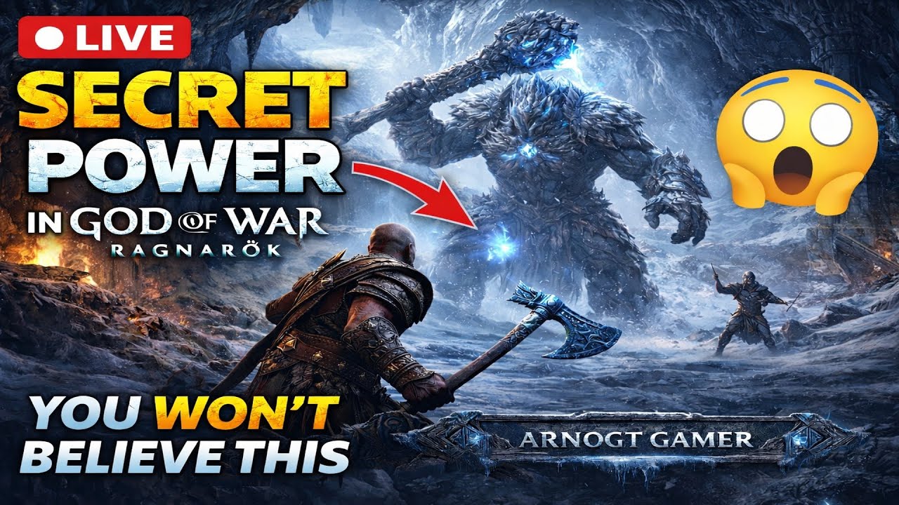 🔴 LIVE: I Found SECRET Power in God of War Ragnarök… You Won’t Believe This 😱