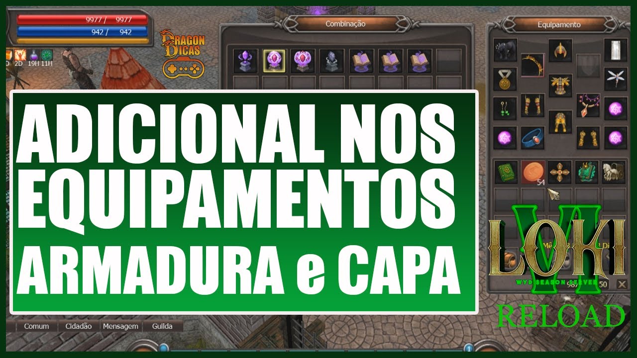 LOKI VI RELOAD: COMO COLOCAR ADICIONAIS nas ARMADURAS, ARMAS e ACESS&Oacute;RIOS | WYD GLOBAL