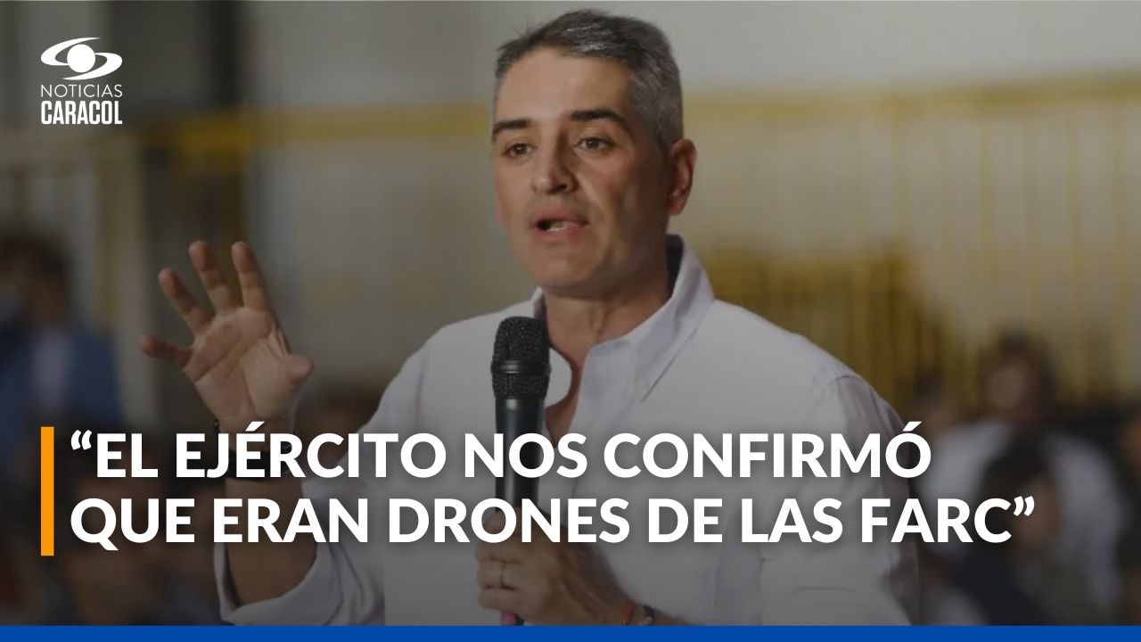 Gobernador de Antioquia denunció plan con drones y alertó complot para afectar elecciones