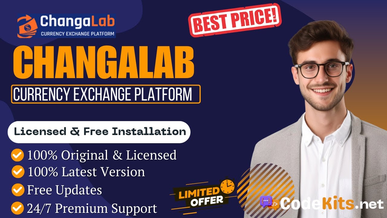 [Latest & Original] ChangaLab - Currency Exchange Platform (Lowest Price)