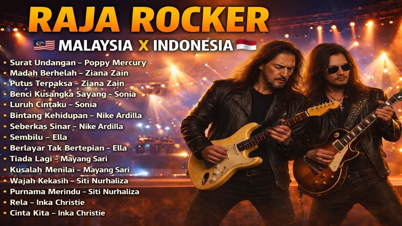 LAGU RAJA ROCKER MALAYSIA X INDONESIA