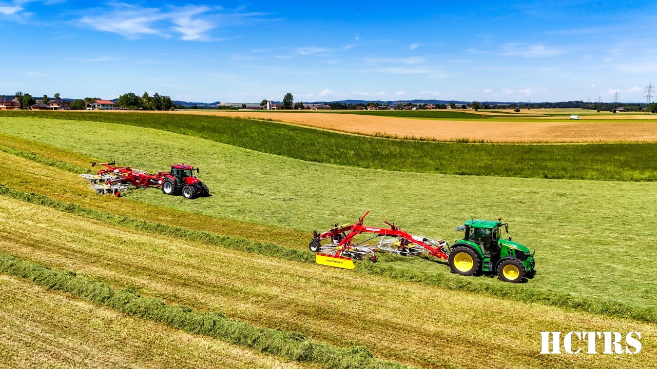 Pöttinger nieuws - We gingen naar Oostenrijk! - Nieuwe opraapwagen, maaiers en schudders!