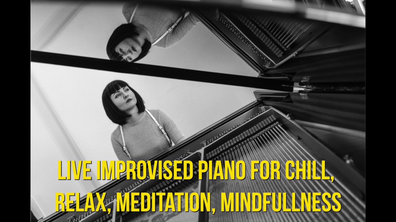 Slow piano music for chill, relax, meditation, mindfulness, music for sleep