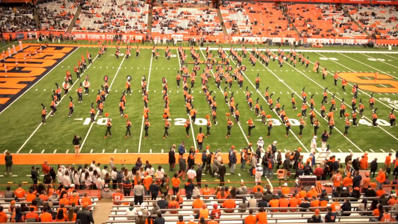 Syracuse University Marching Band Pregame Show - Run On and 'Down the Field'
